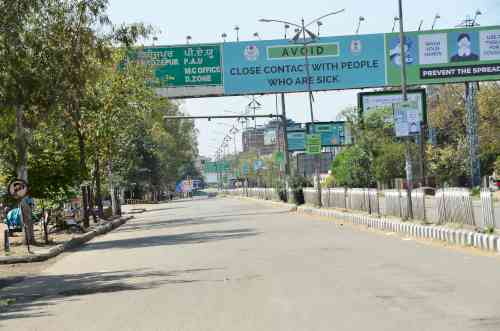 Different Ludhiana city areas captured by the photo-journalist on March 25, 2020 during curfew imposed to check spread of Novel Coronavirus (COVID 19). (Photos: AJAY)