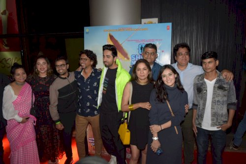 Trailer success party of film Shubh Mangal Zyada Savdhan at Hard Rock Cafe, Andheri./pic by News Helpline 