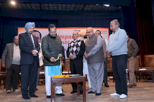 The Joshi Foundation in association with FANS and BTSM organised talk with Indresh Kumar, National Executive Member RSS over impact of CAA at Lal Bhawan Sector 37, Chandigarh on February 15, 2020.