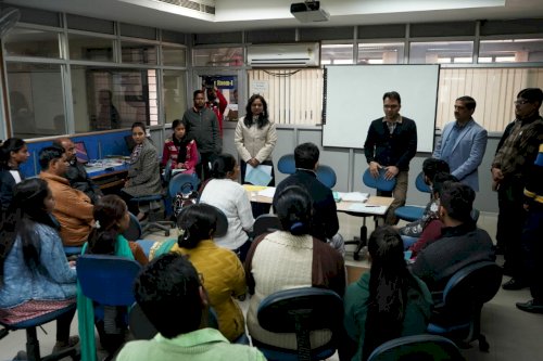 A parent teacher interaction being organized at DAV College, Jalandhar. (Feb 15, 2020)