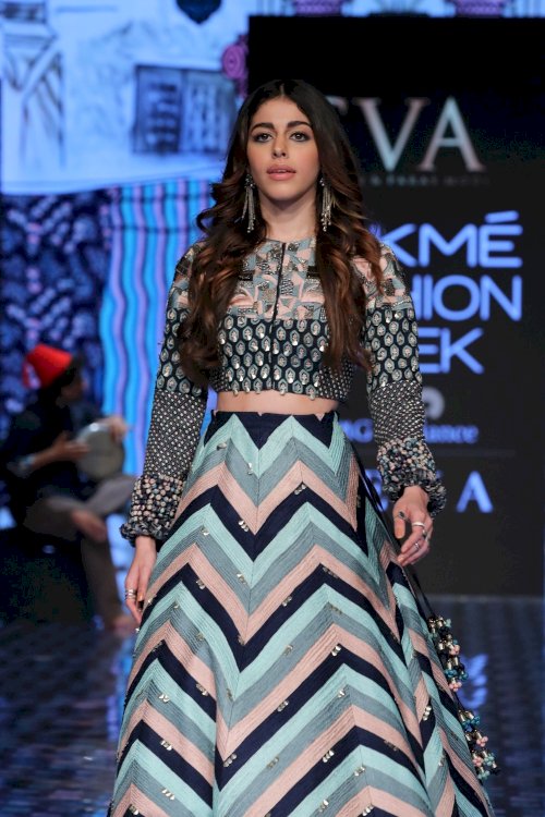 Alaya F walks for Paras Modi at Lakme Fashion Week 2020. /Pics by News Helpline