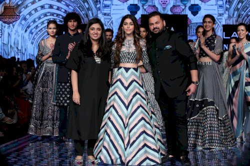 Alaya F walks for Paras Modi at Lakme Fashion Week 2020. /Pics by News Helpline