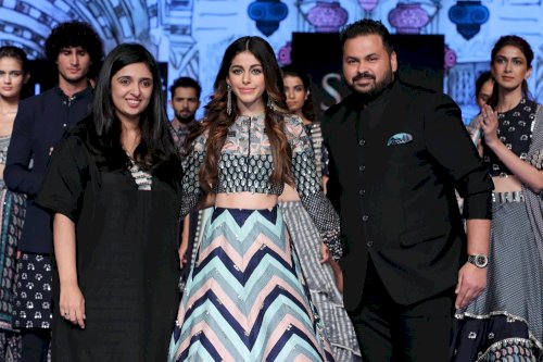 Alaya F walks for Paras Modi at Lakme Fashion Week 2020. /Pics by News Helpline