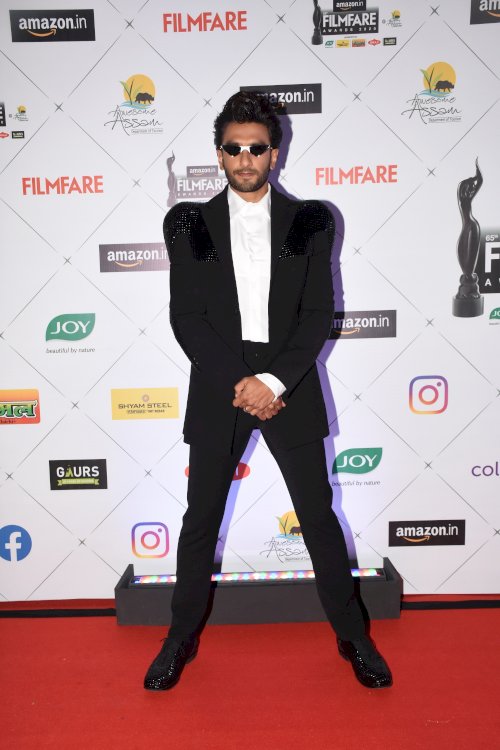 Ranveer Singh at the 65th Amazon Filmfare Awards 2020.