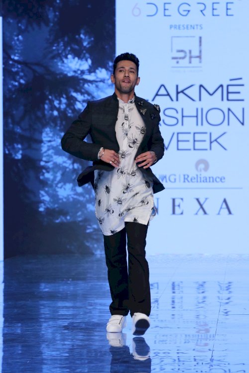 Divya Khosla Kumar, Dheeraj Dhoopar, Sahil Anand & Rhea Chakraborty on ramp in Lakme Fashion Week. /Pics by News Helpline Lfw Sr 2020