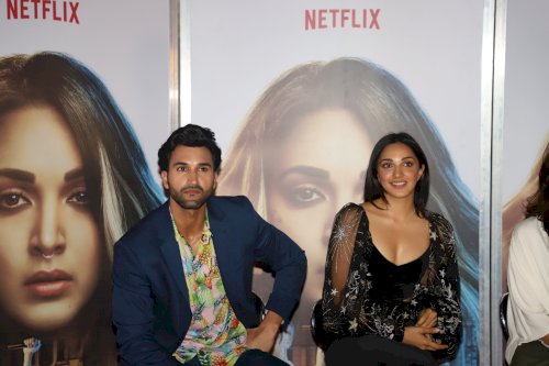 Karan Johar, Kiara Advani and others at trailer launch of Netflix original film Guilty. /Pics by News Helpline