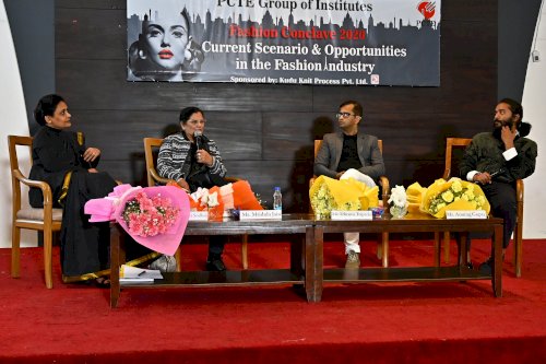 The faculty of Fashion Design of PCTE Group of Institutes organised a Fashion Conclave on “The Current Scenario & Opportunities in the Fashion Industry” at Ludhiana on February 19, 2020.