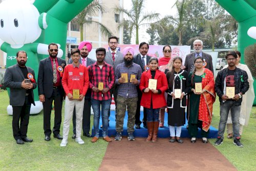 Department of Agriculture, CT Group of Institutions, Shahpur campus organized a flower show on February 20, 2020.