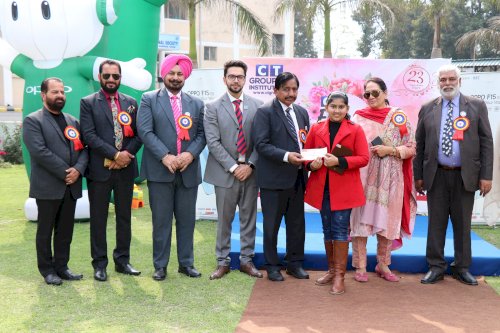 Department of Agriculture, CT Group of Institutions, Shahpur campus organized a flower show on February 20, 2020.