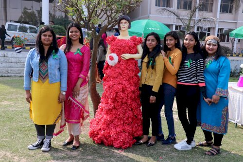 Department of Agriculture, CT Group of Institutions, Shahpur campus organized a flower show on February 20, 2020.