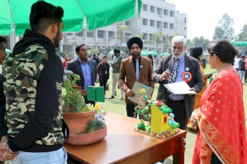 Department of Agriculture, CT Group of Institutions, Shahpur campus organized a flower show on February 20, 2020.