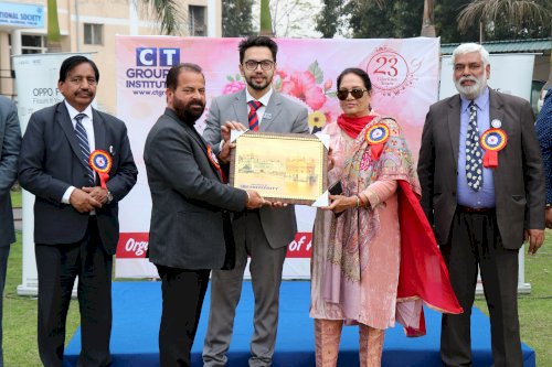 Department of Agriculture, CT Group of Institutions, Shahpur campus organized a flower show on February 20, 2020.