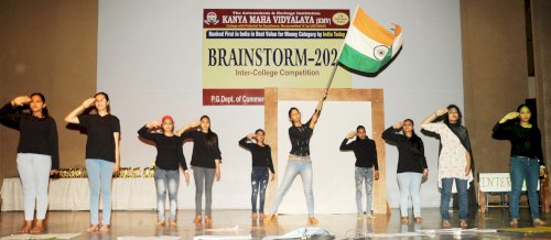 PG Department of Commerce and Business Administration of Kanya Maha Vidyalaya (KMV), Jalandhar on February 22, 2020 organized an Inter College Competition BRAINSTORM 2020.