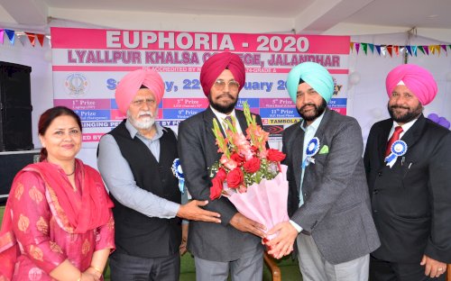 ‘Euphoria-2020’, an impressive mega event being conducted by Lyallpur Khalsa College, Jalandhar on February 22, 2020.