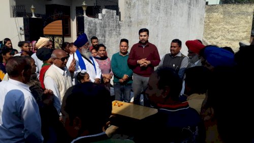 MLA Angad Singh starts development works worth Rs 1.16 crore In Nawanshahr on February 23, 2020.