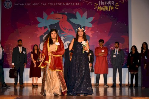 ECTOPIA -2020 gets ended with scintillating fashion show and Batch 2018 emerging as “Best Batch” at DMCH, Ludhiana on February 23, 2020.