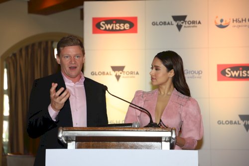 Nushrat Bharucha joins announcement of the launch of Swisse Wellness in India./Pics by News helpline