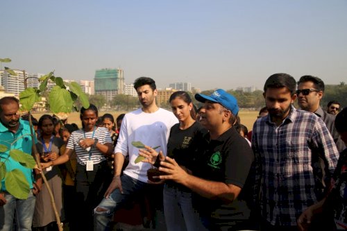 Aditya Roy Kapur and Pragya Kapoor at launch of NGO `Ek Saath - The Earth Foundation’./ Pics by News Helpline