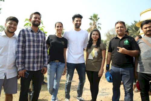 Aditya Roy Kapur and Pragya Kapoor at launch of NGO `Ek Saath - The Earth Foundation’./ Pics by News Helpline