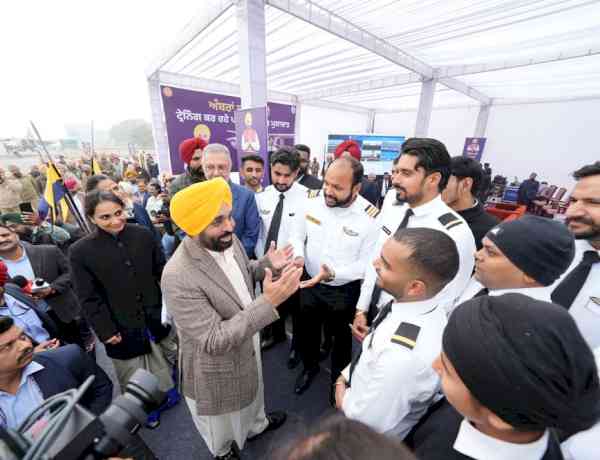 CM Bhagwant Singh Mann envisions Punjab as hub of aviation industry in coming years; Holds interaction with aircraft engineers at Patiala Flying Club
