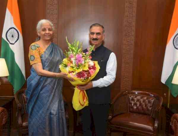 Himachal CM calls on FM Sitharaman, seeks package to cover revenue deficit