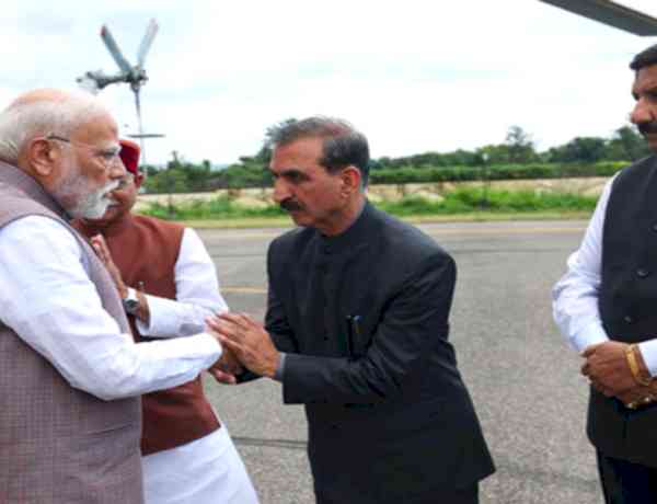 PM Modi extends birthday greetings to Himachal CM Sukhvinder Singh Sukhu