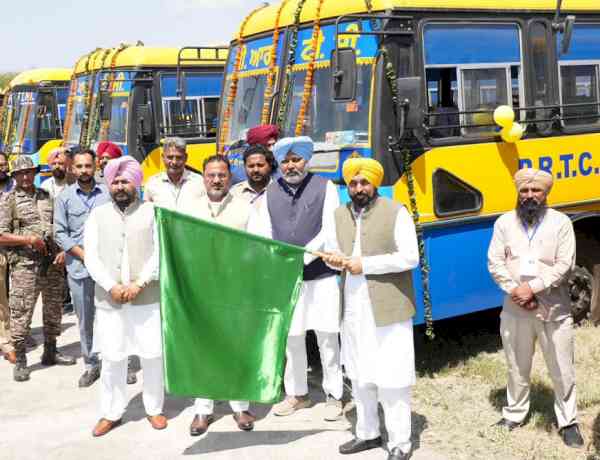 CM Bhagwant Singh Mann accelerates Punjab’s transport transformation, flags off 250 new buses for PRTC fleet