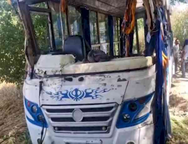 Six killed as bus carrying devotees overturns in Punjab’s Fatehgarh Sahib