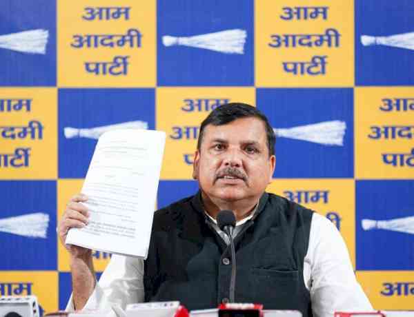 AAP submits petition to Rajya Sabha Chairman & Vice President seeking disqualification of all 7 MPs who betrayed Punjab: Sanjay Singh