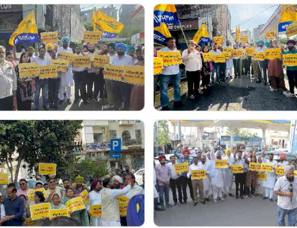 AAP’s Halla Bol against rising petrol & diesel prices