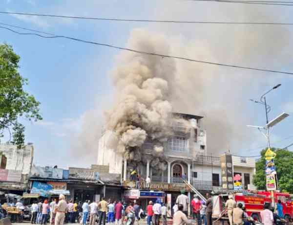 Charred body of employee recovered after massive fire guts cantonment restaurant