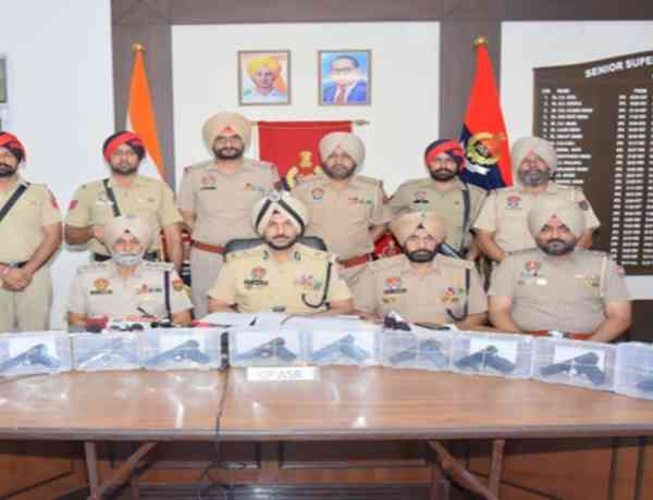 Eight held, 11 pistols seized as Punjab Police crack illegal arms network