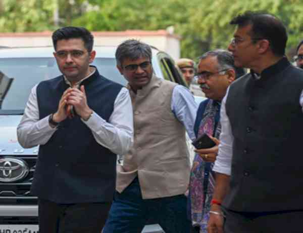 Raghav Chadha in Punjab for first time after quitting AAP, attends key BJP meet