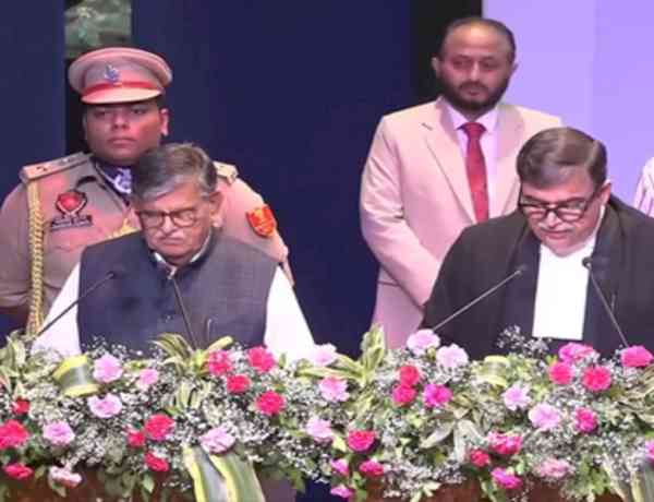 Appointment dispute: Punjab CM Mann absent as Justice Mishra takes oath as HC Chief Justice