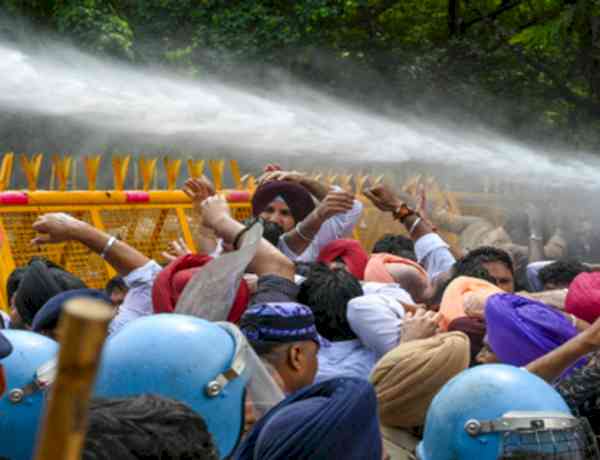 ‘Punjab minister Cheema responsible for suicide’: Congress workers protest 