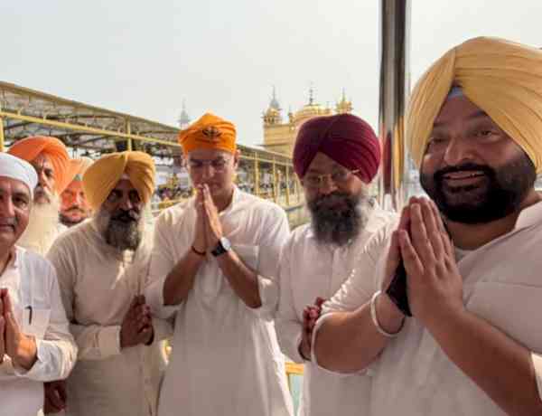 Pargat Singh Sachin Pilot begin new journey with prayers for Punjab’s well-being