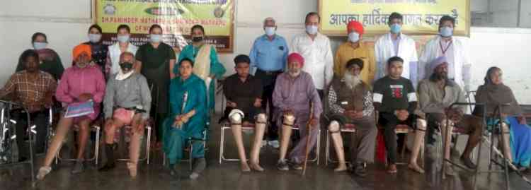 Free artificial limbs distribution camp held in Ludhiana