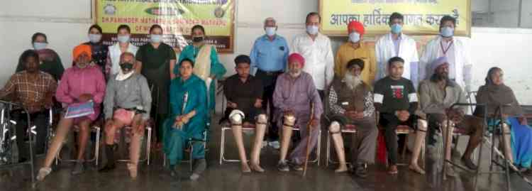 Free artificial limbs distribution camp held in Ludhiana