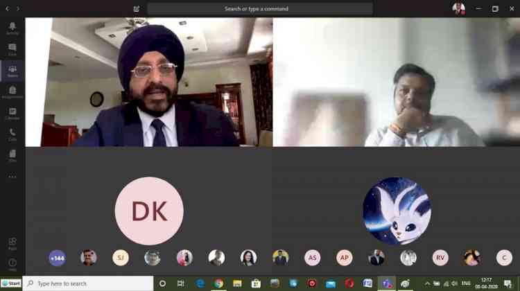 Global experts share experiential learning virtually with students of Amity University