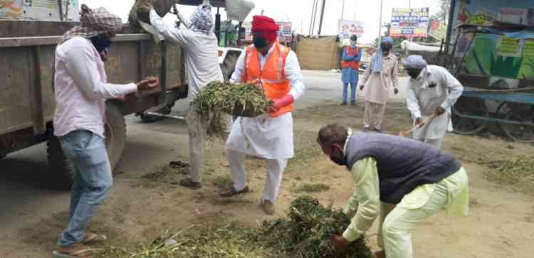 Covid 19: Chairman Geja Ram Valmiki leads cleanliness and sanitation drive in Jagraon