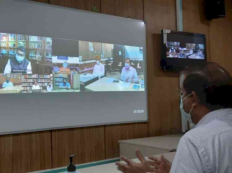 Vice President of India interacts through video conferencing