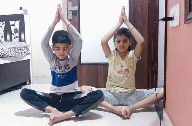 Students of DWPS derive enormous benefits from yoga