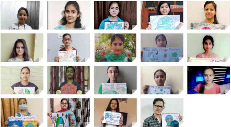 KMV ORGANIZES POSTER MAKING COMPETITION TO MARK CELEBRATION OF EARTH DAY     