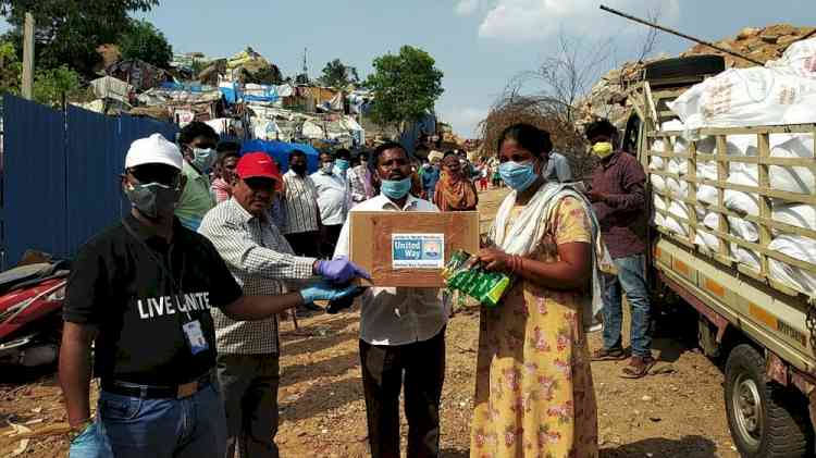 “UNITED AGAINST COVID-19”, THE UNITED WAY OF HYDERABAD’S COVID RELIEF CAMPAIGN SUPPORTS 50,000 VULNERABLE COMMUNITIES