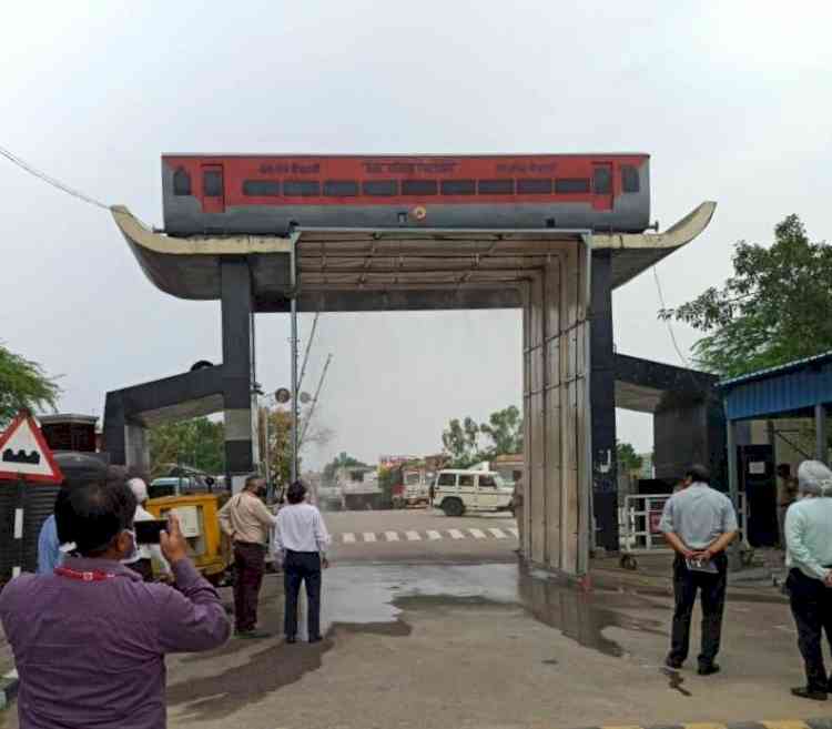 INSTALLATION OF SANITATION TUNNEL AT ENTRY GATE OF RCF KAPURTHALA