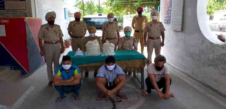 KHANNA POLICE RECOVERS 18 KG OPIUM 