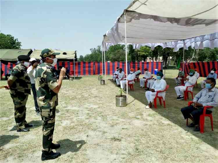 BSF FEROZEPUR IMITATES SENSITIZATION DRIVE IN BORDER VILLAGES