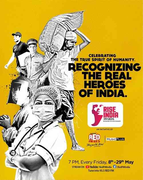 ‘RISE INDIA AWARDS’ TO HONOR COVID CRUSADERS IN ITS FIRST EPISODE ON 8TH MAY