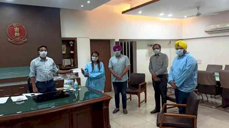 NGO “AAS EHSAS” DONATES RS 1 LAKH FOR DISTRICT RED CROSS SOCIETY LUDHIANA
