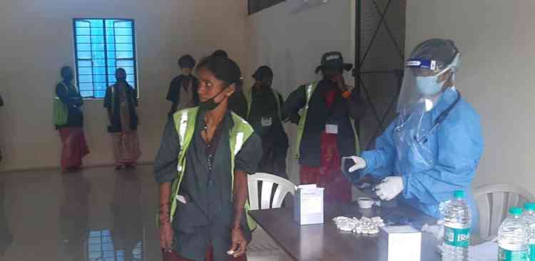 Fortis Hospital, Rajajinagar conducts Covid-19 screening for BBMP workers